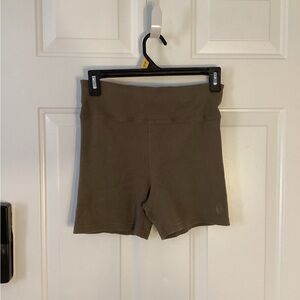 A Bathing Ape Olive Green Women's Bike Shorts